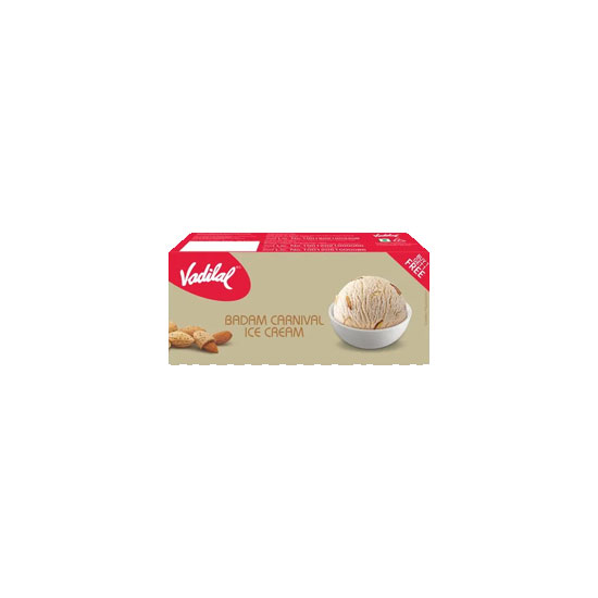 Picture of Vadilal Almond Carnival Ice Cream - 1lt