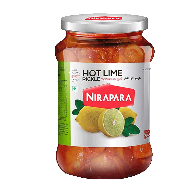 Picture of Nirapara Hot Lime Pickle -400g