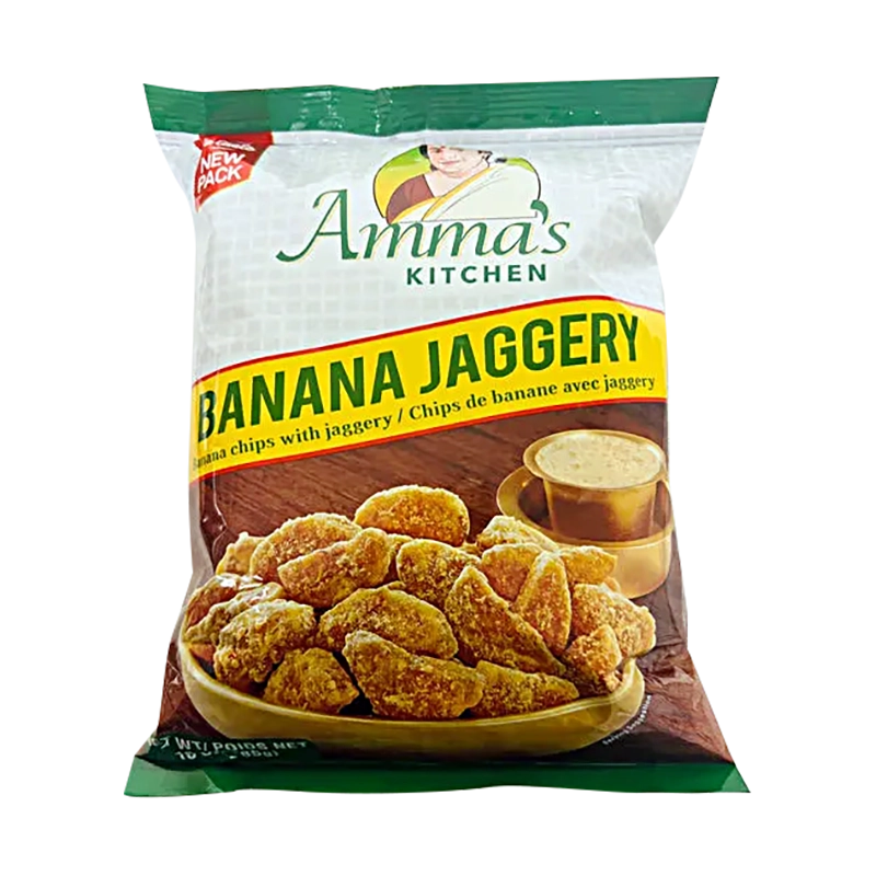 Picture of Ammas Kitchen Banana Chips Jaggery - 400g