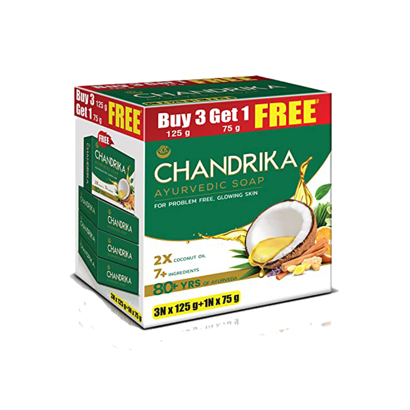 Picture of Chandrika Ayurvedic Soap - 3*125g