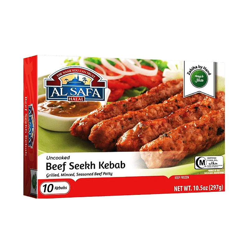 Picture of Al Safa Beef Seek Kebab FRZ - 10oz