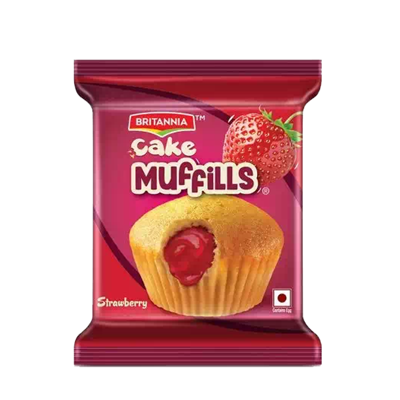 Picture of Britannia Cake Strawberry Muffis - 192g