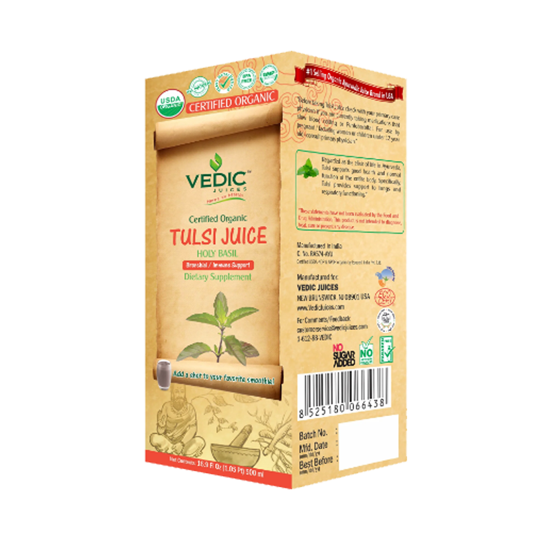 Picture of Vedic Organic Tulsi Juices - 1Lt