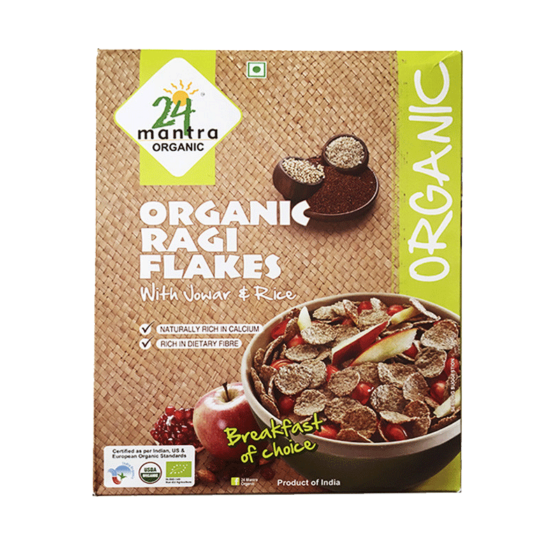 Picture of 24 Mantra Organic Ragi Flakes - 300g