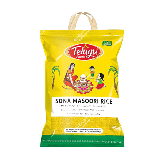 Picture of Telugu Sona Masoori Rice - 20lb