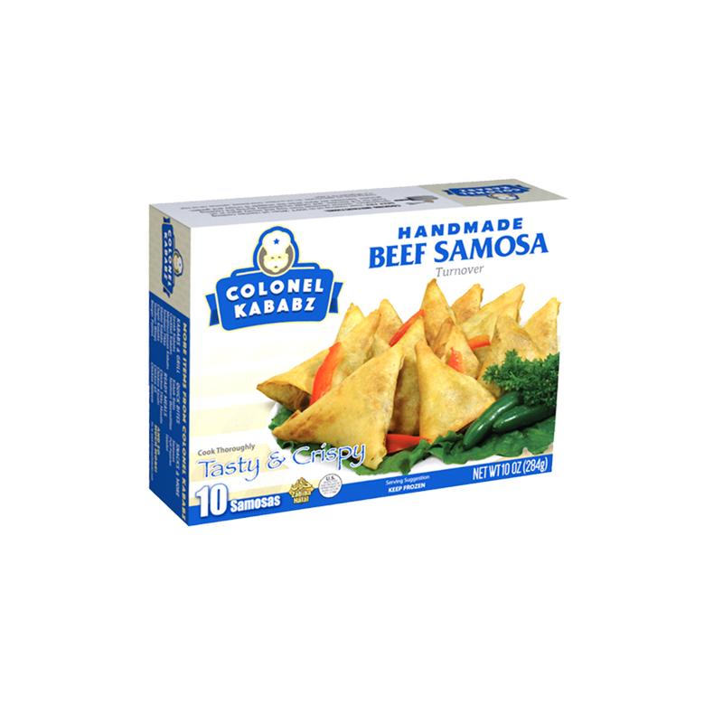 Picture of Colonel Kabaz Beef Samosa Hanmade 10pc - 284g