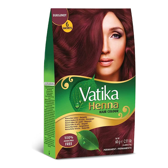 Picture of Vatika Henna Hair Color Burgundy-60g