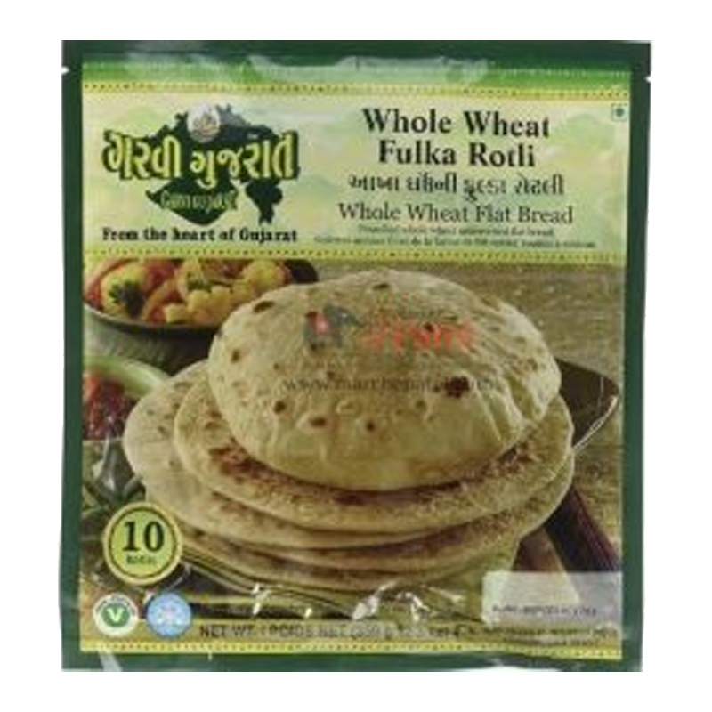 Picture of Garvi Gujarat Whole Wheat Fulka Roti FRZ - 350g*10