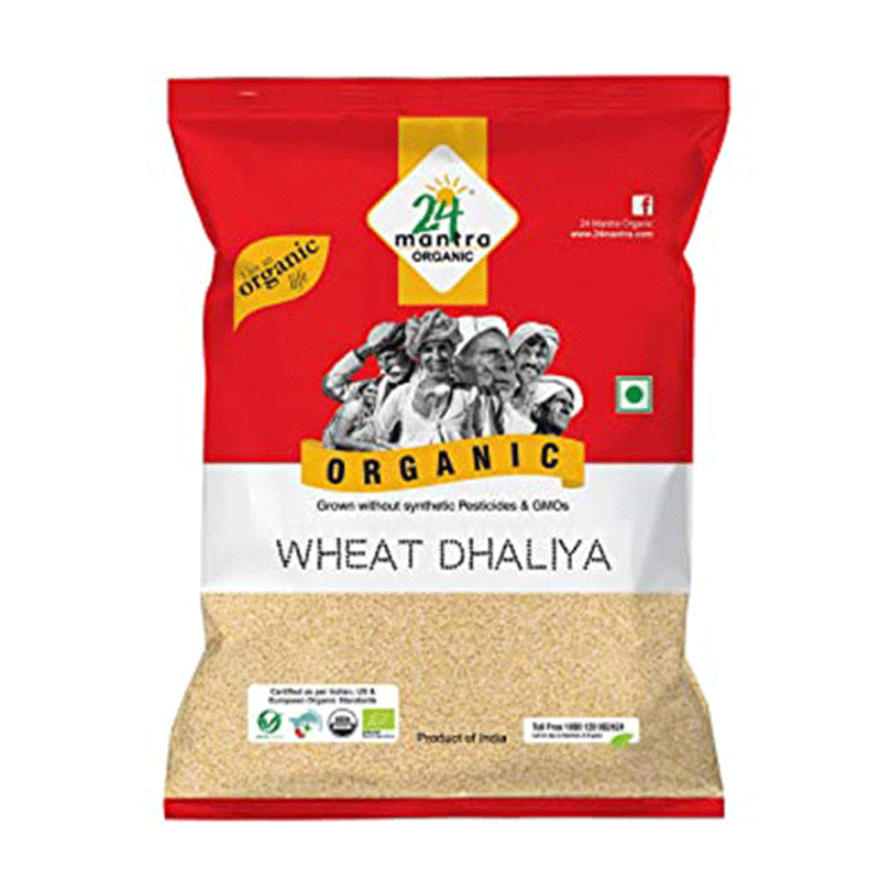 Picture of 24 Mantra Organic Wheat Daliya - 1lb