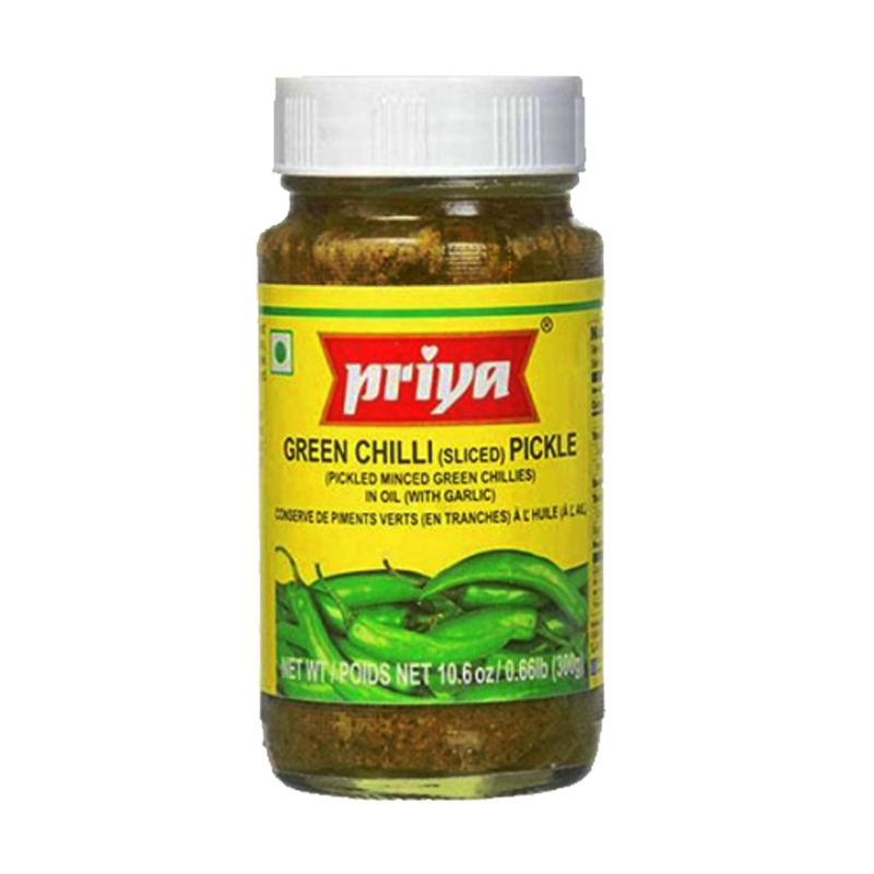 Picture of Ruchi Green Chilli Pickle WIthout Garlic - 300g