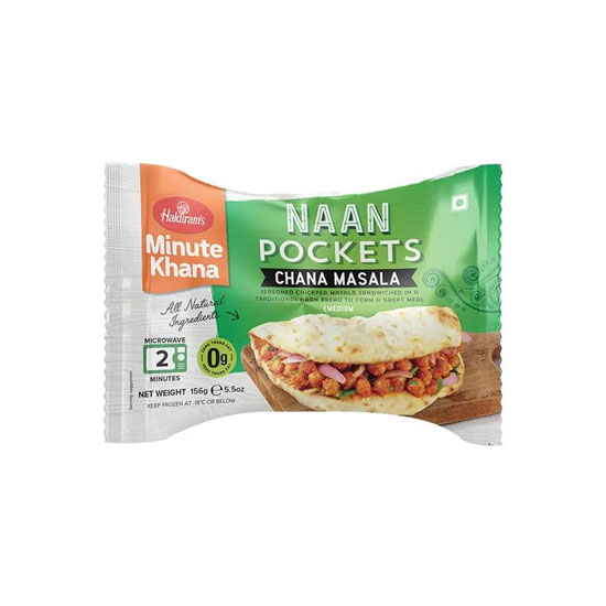 Picture of Haldirams Chana Masal Naan Pockets RTE