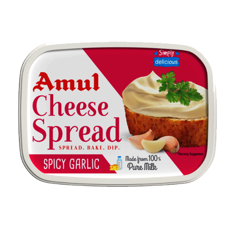 Picture of Amul Cheese Spread Spicy Garlic - 200g