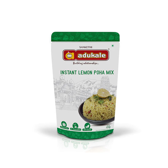 Picture of Adukale Lemon Poha Mix Instant-250g