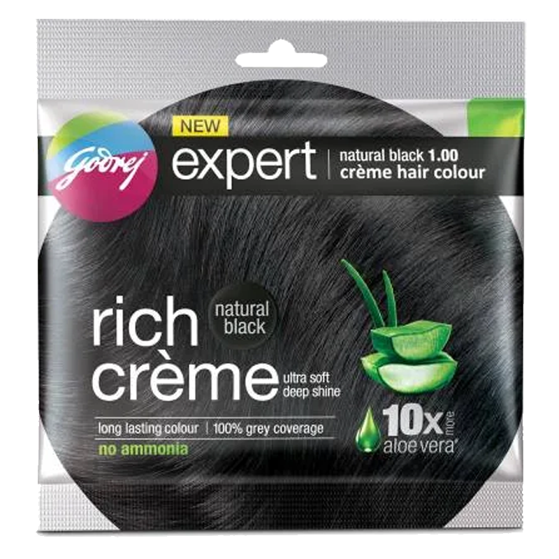 Picture of Godrej Expert Hair Dye Natural black 18gm