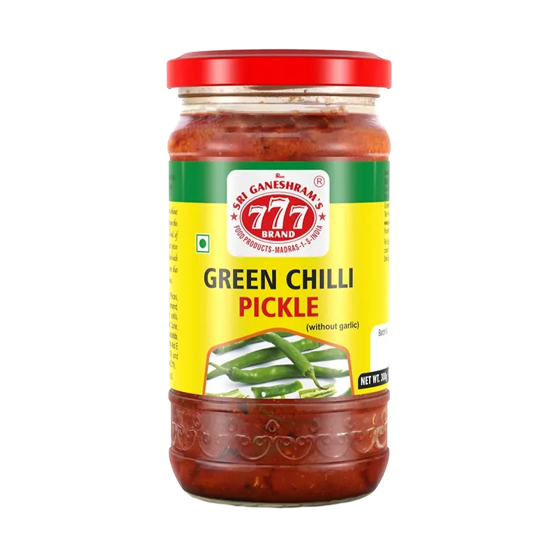 Picture of 777 Green Chilly Pickle - 300gm