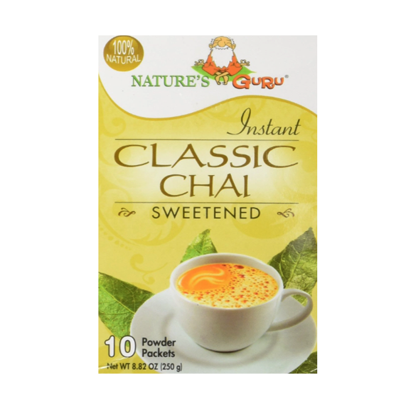 Picture of Natures Guru Instant Chai Sweetened - 250g*10