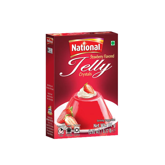 Picture of National Strawberry Jelly Crystal-80g