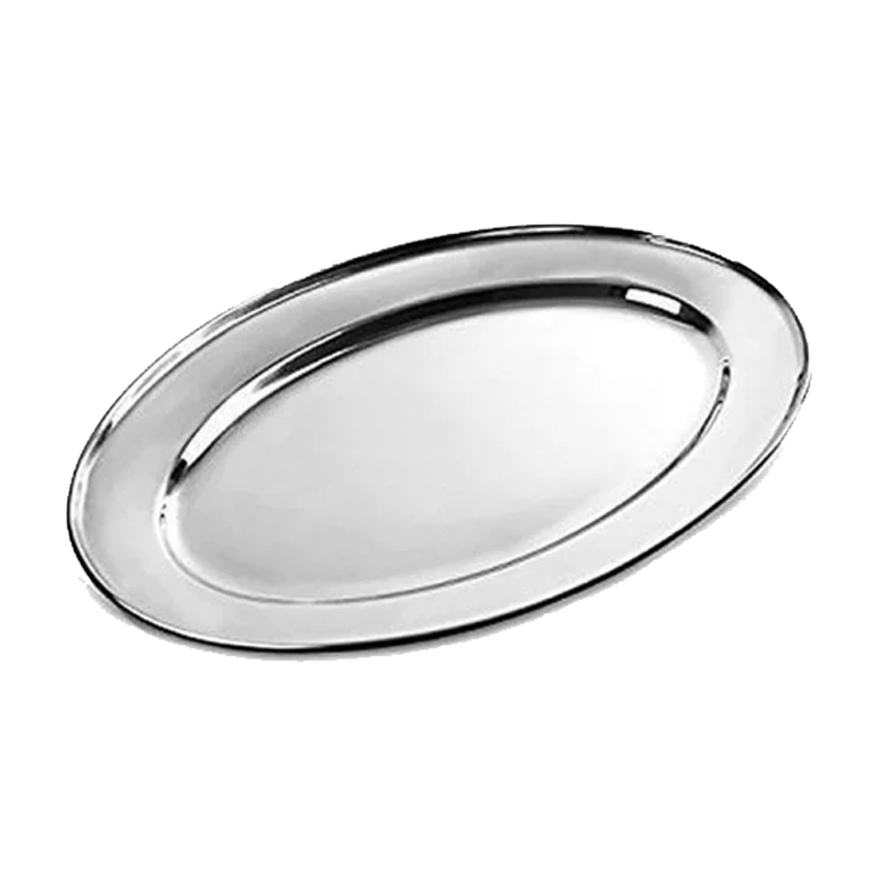 Picture of S SS Oval Plate Med - 1pcs