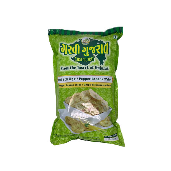 Picture of Garvi Gujrati Pepper Banana Chips Wafers-737g