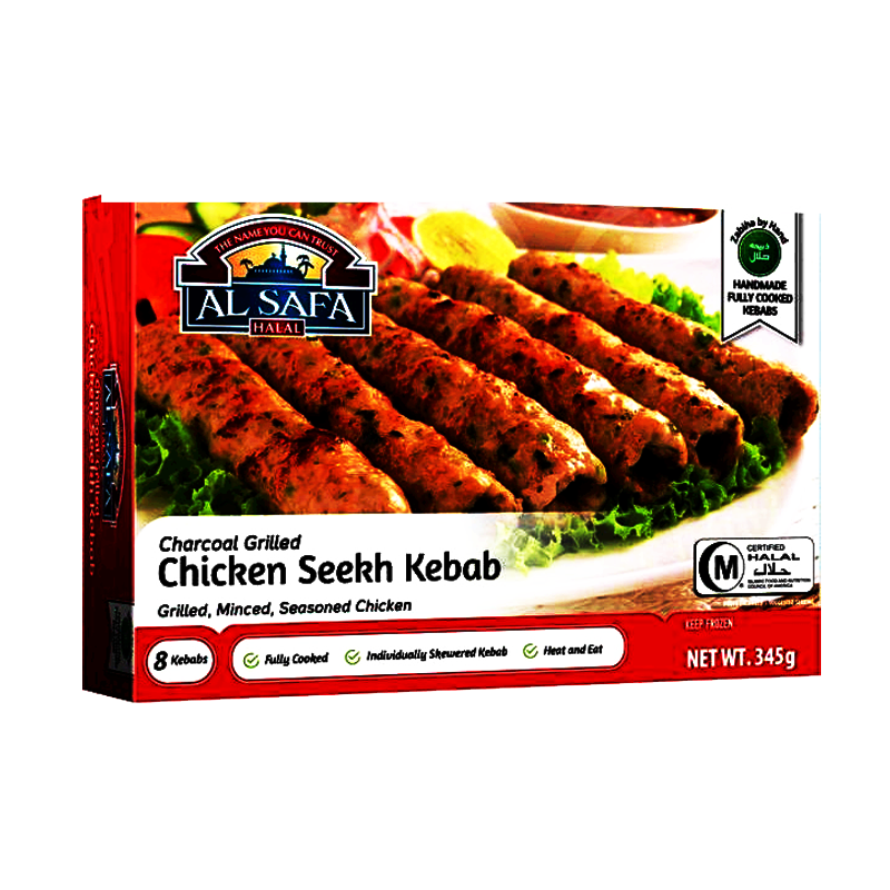 Picture of Al Safa Chicken Seek Kebab FRZ - 11oz*10