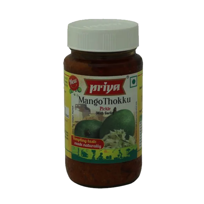 Picture of Priya Mango Thokku Pickle With Garlic X Hot- 300g