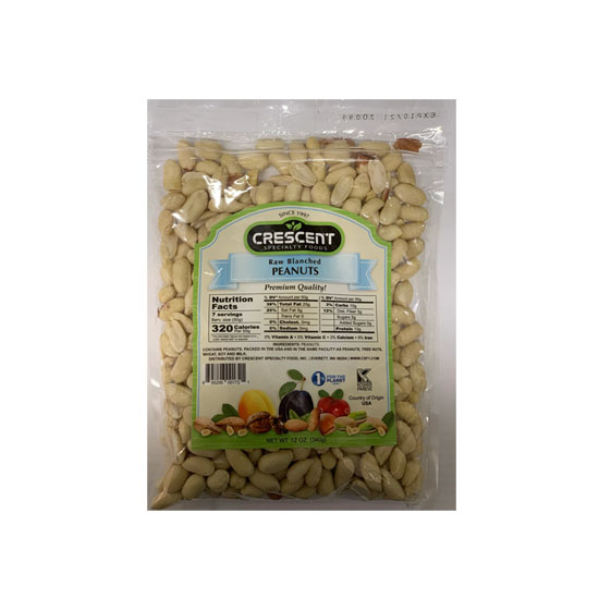 Picture of Crescent Raw Blanched Peanuts-340g