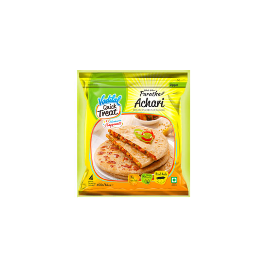 Picture of Vadilal Achari Paratha - 400g*4ct