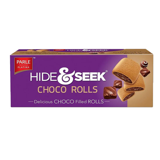 Picture of Parle Hide & Seek Platina Choco Rolls - 75g