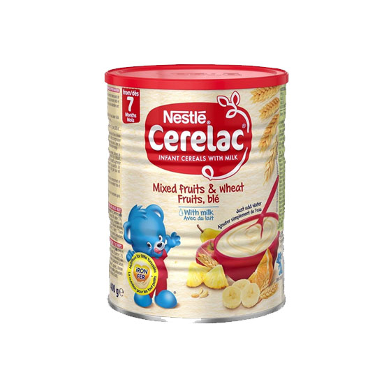 Picture of Nestle Cerelac Mix Fruit & Wheat-400g