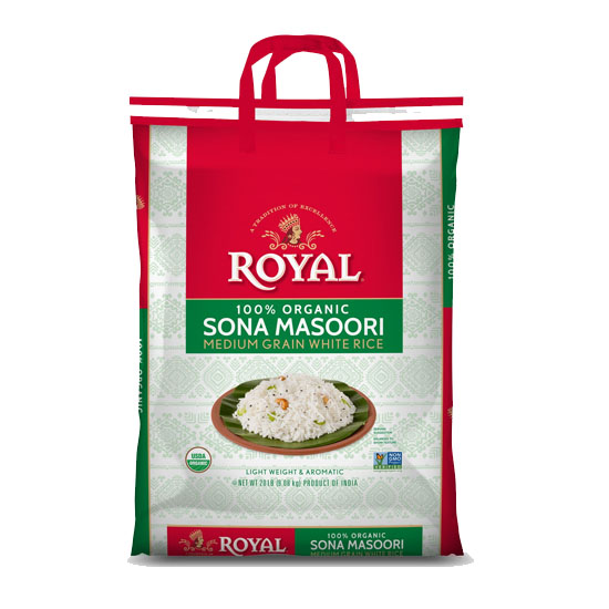 Picture of Royal Organic Sona Masoori Rice-20lb