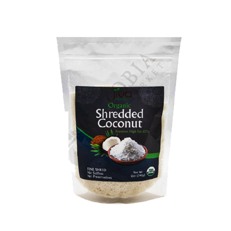 Picture of Jiva Organic Shredded Coconut - 12oz