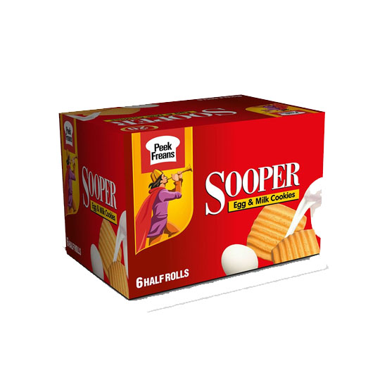 Picture of EBM Sooper Egg & Milk Cookies 6 Half rolls-396g