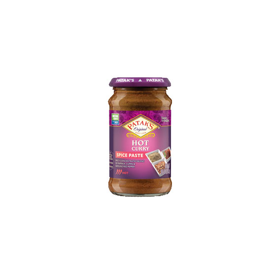 Picture of Pataks Hot Curry Paste - 10oz