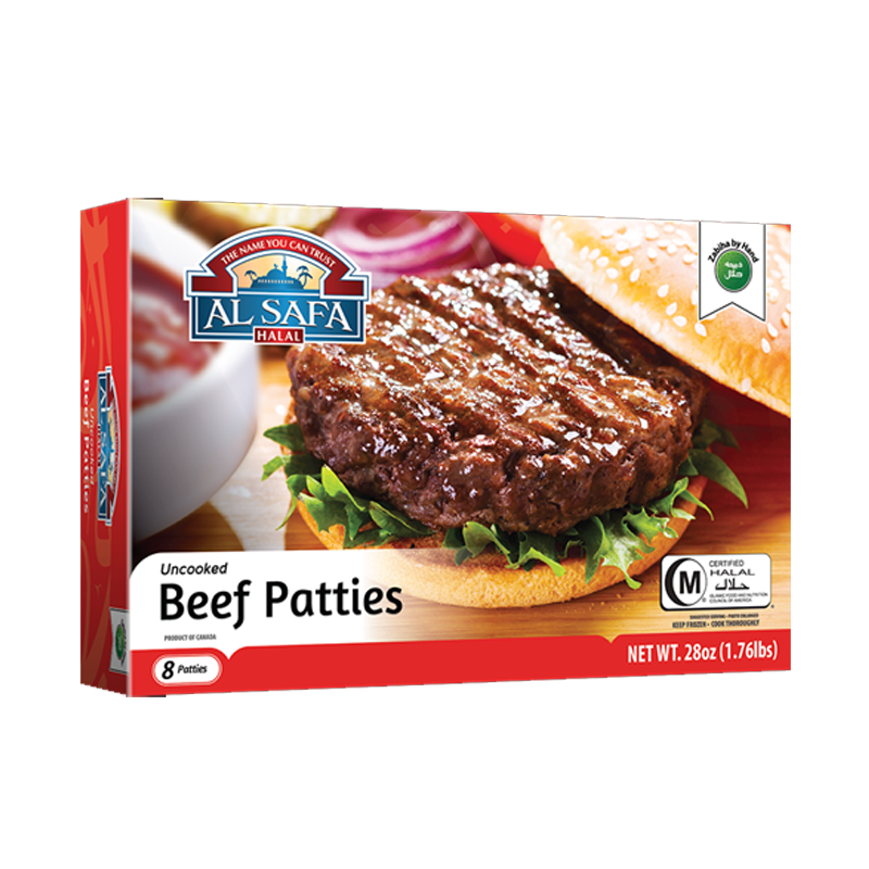 Picture of Al Safa Beef Patties FRZ - 28oz*8