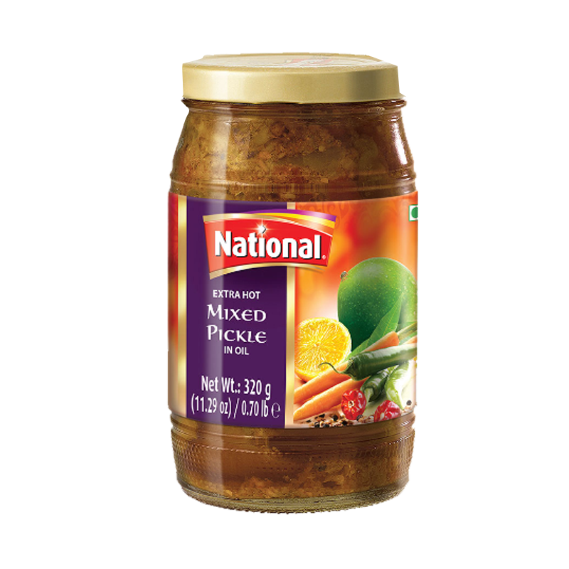 Picture of National Extra Hot Mixed Pickle - 320g