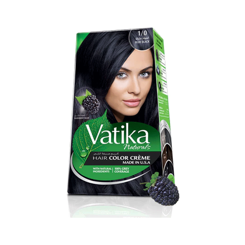 Picture of Vatika Henna Hair Color Cream Blue Black - 60g