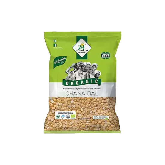 Picture of 24 Mantra Organic Chana Dal - 4lb