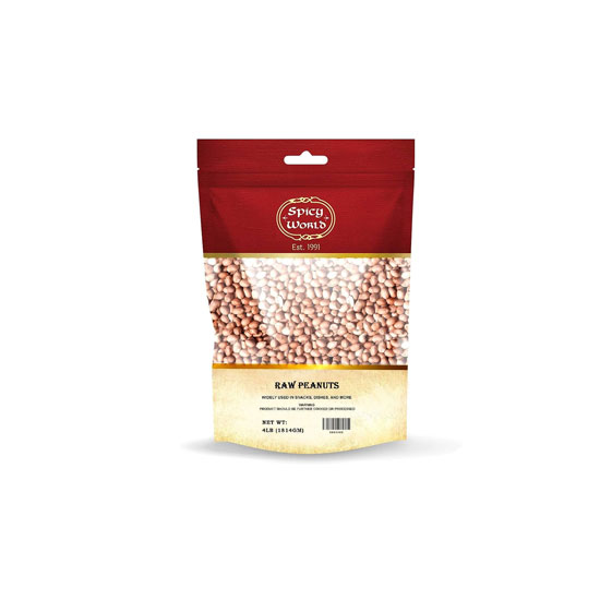 Picture of Spicy World Raw Peanuts - 2lb