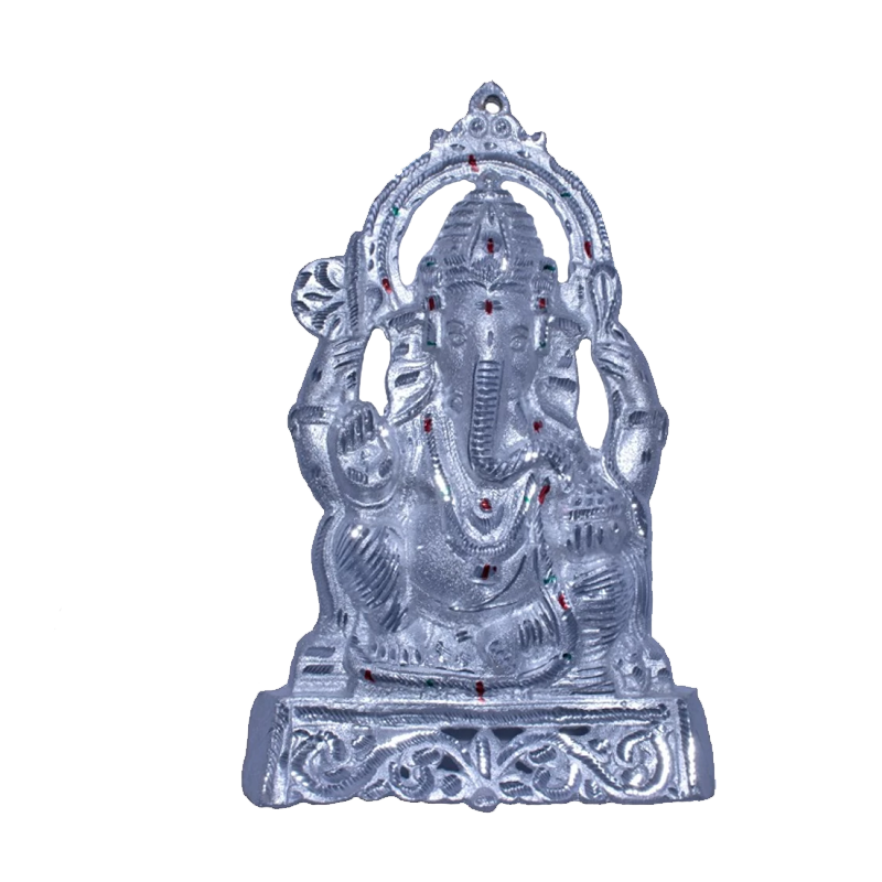 Picture of S Ganesh White Metal Standing-