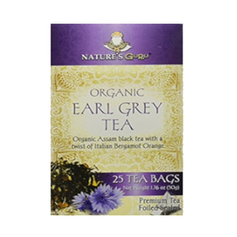 Picture of Natures Guru Organic Earl Grey Tea - 50g*25