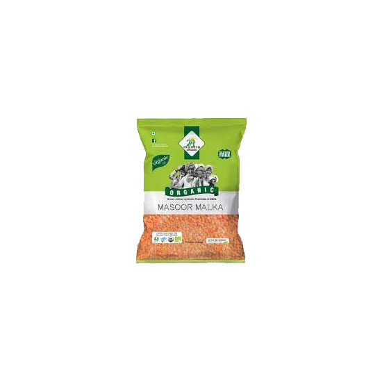 Picture of 24 Mantra Organic Masoor Red Whole Malka - 4Lb