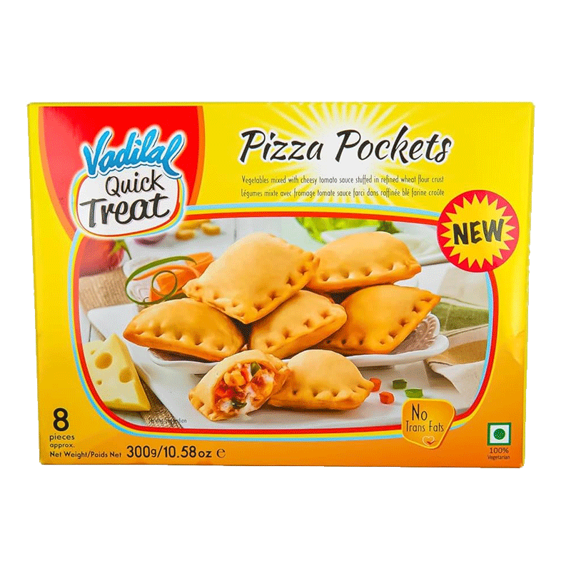 Mayuri Online. Vadilal Pizza Pockets- 300g*8