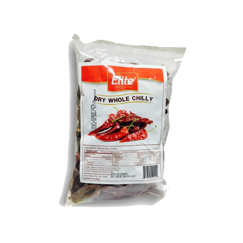 Picture of Elite Dry Whole Chilly - 400g