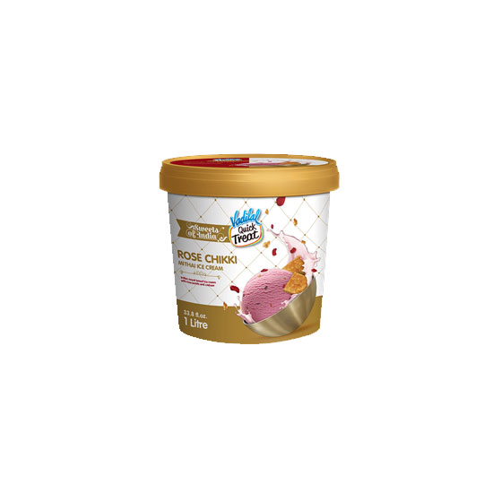 Picture of Vadilal Rose Chikki Mithai Ice Cream-1lt