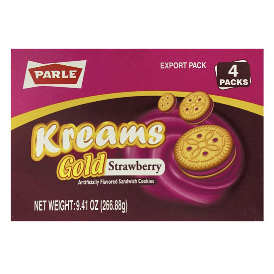 Picture of Parle Kreams Gold Strawberry - 66.72g