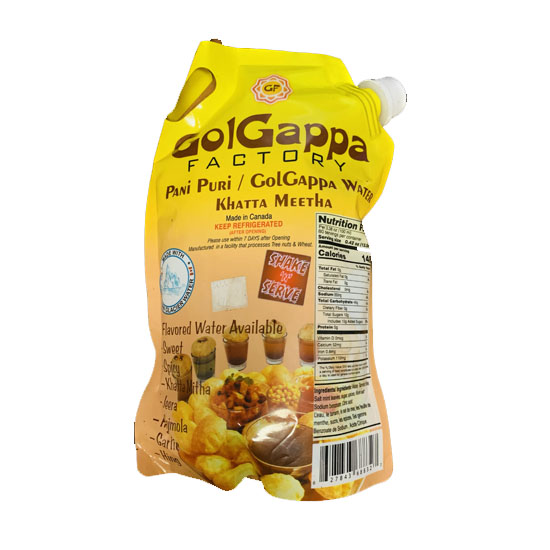 Picture of Golgappa Factory Pani Puri Khatta Meetha Mix - 1lt