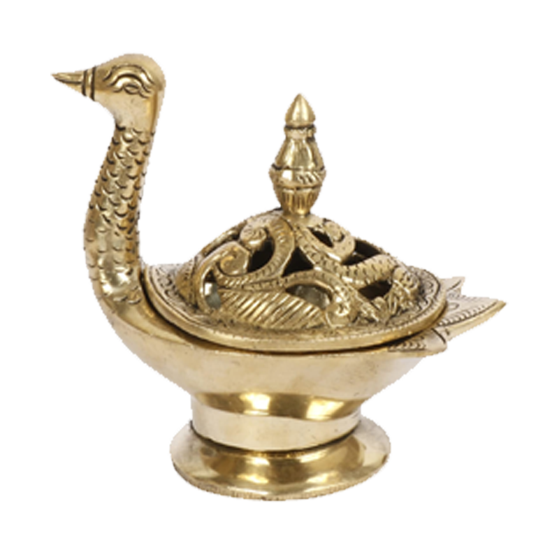 Picture of S Brass Duck Incense Burner