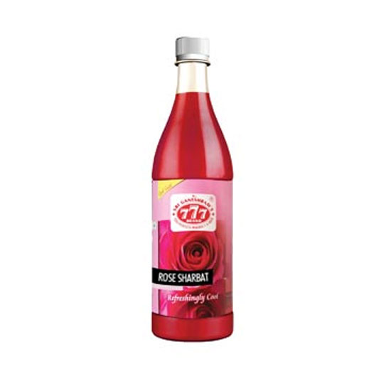 Picture of 777 Sri Ganeshrams Rose Sharbat Syrup-750ml