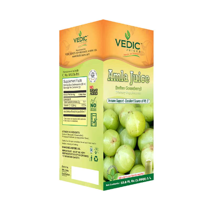 Picture of Vedic Organic Amla Juices - 1lt