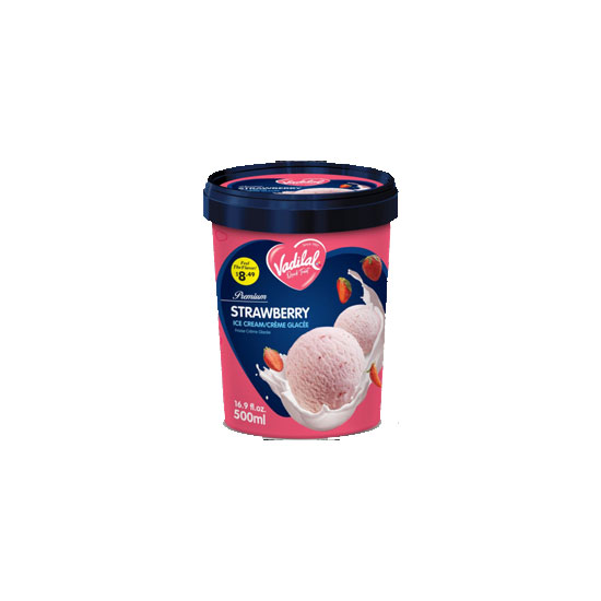 Picture of Vadilal Strawberry Ice Cream FRZ - 500ml